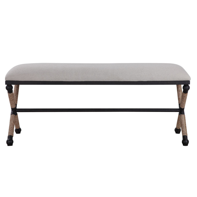 Uttermost - 23528 - Bench - Firth - Rustic Iron