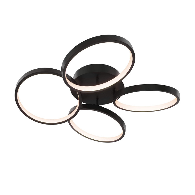 Dals - CCFM-CC-BK - One Light Flush Mount - Hover - BK