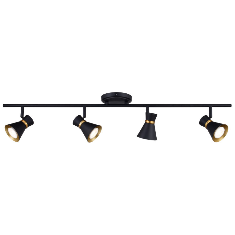 Vaxcel - C0287 - LED Directional Light - Alto - Matte Black/Satin Brass