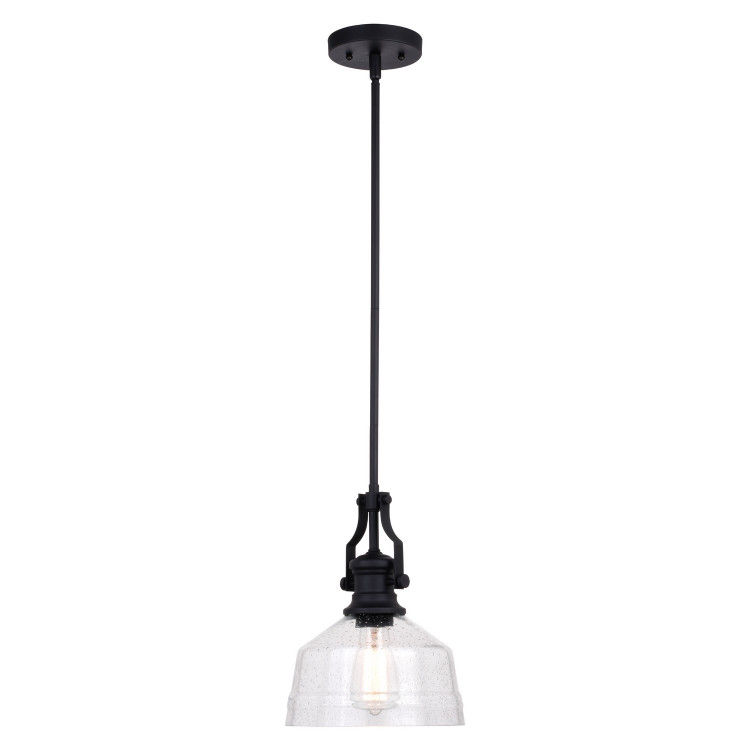 Vaxcel - P0357 - One Light Mini Pendant - Beloit - Matte Black