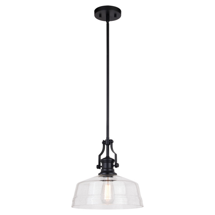 Vaxcel - P0380 - One Light Pendant - Beloit - Matte Black