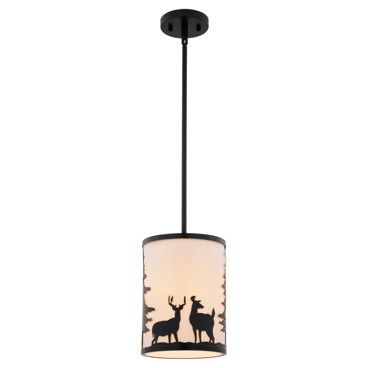 Vaxcel - P0417 - One Light Mini Pendant - Acadia - Bronze