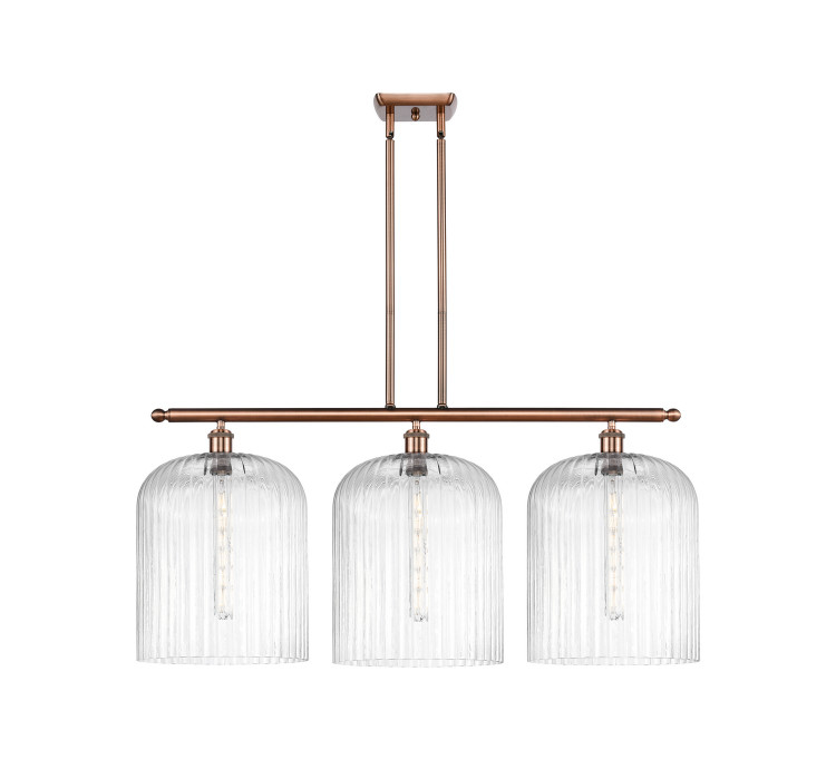 Innovations - 516-3I-AC-G559-12CL - Three Light Island Pendant - Ballston - Antique Copper