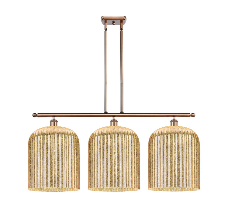 Innovations - 516-3I-AC-G559-12ME - Three Light Island Pendant - Ballston - Antique Copper