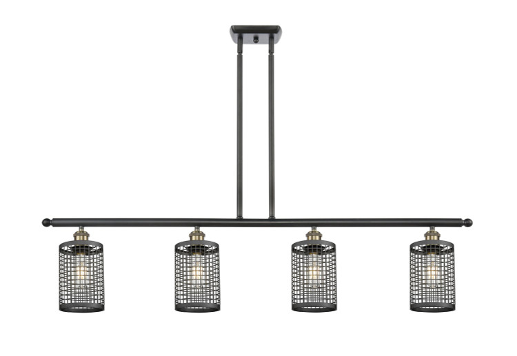 Innovations - 516-4I-BAB-M18-BK - LED Pendant - Downtown Urban - Black Antique Brass