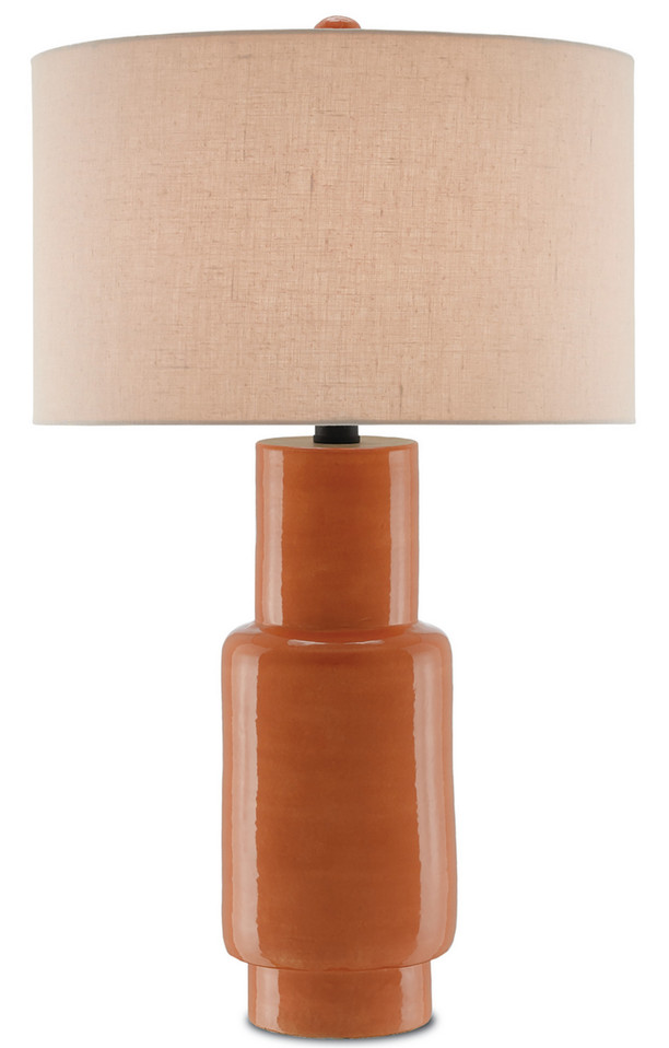 Currey and Company - 6000-0192 - One Light Table Lamp - Janeen Collection - Orange