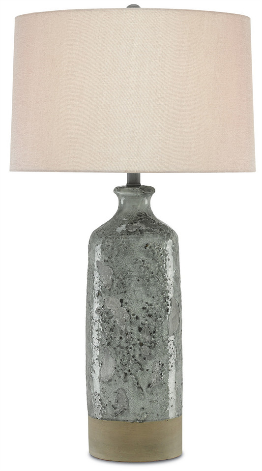 Currey and Company - 6000-0208 - One Light Table Lamp - Stargazer Table Lamp - Celadon Crackle/Gray