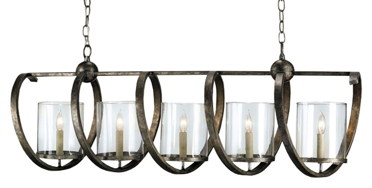 Currey and Company - 9915 - Five Light Chandelier - Maximus Collection - Pyrite Bronze Currey and Company - 9915 - Five Light Chandelier - Maximus Collection - Pyrite Bronze