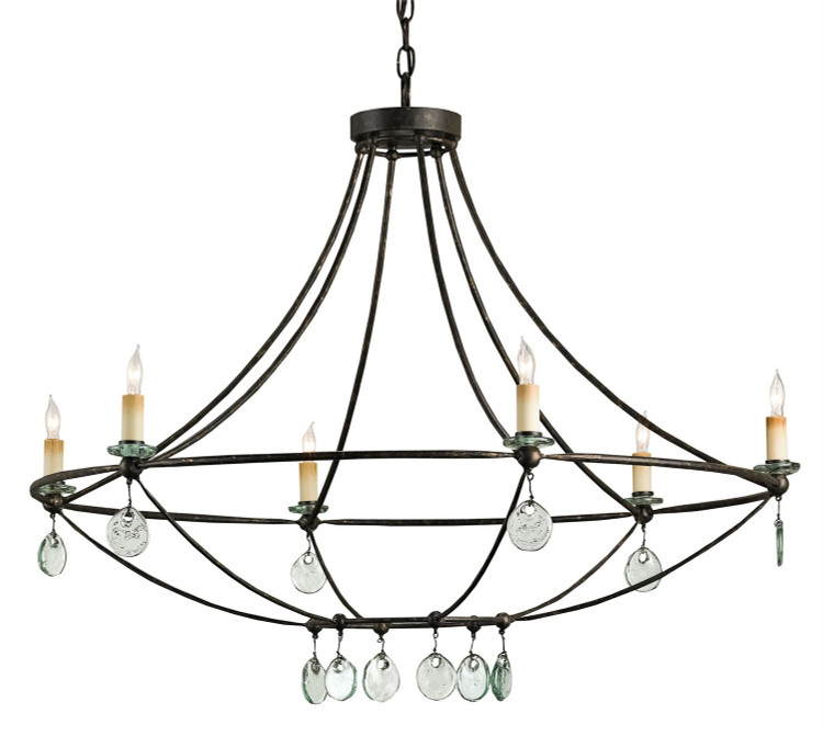 Currey and Company - 9921 - Six Light Chandelier - Novella Collection - Mayfair Currey and Company - 9921 - Six Light Chandelier - Novella Collection - Mayfair
