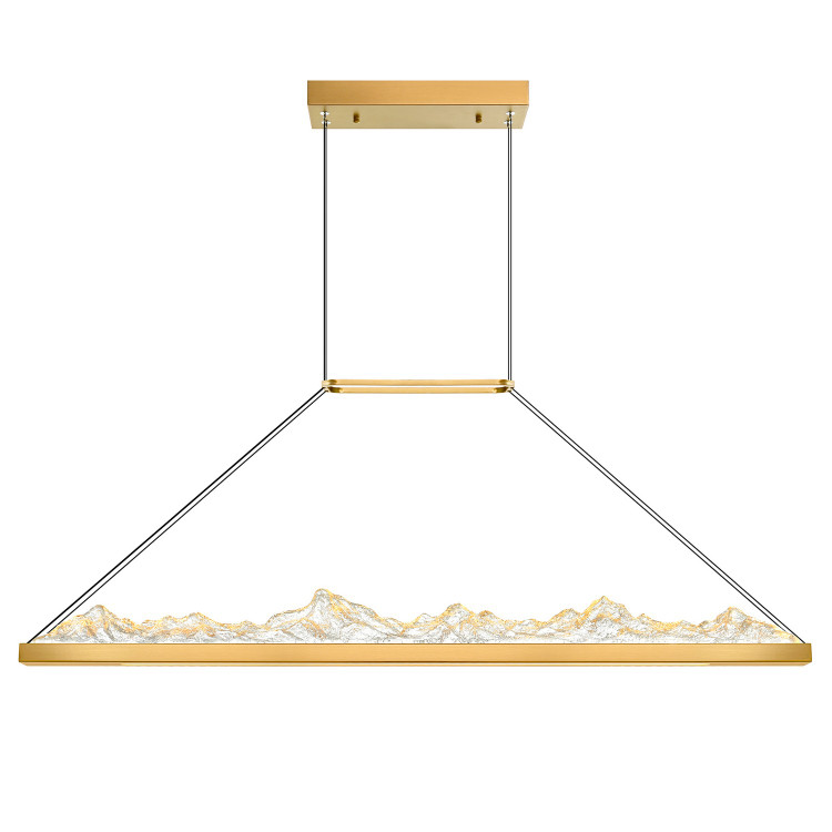 CWI Lighting - 1601P48-624 - LED Chandelier - Himalayas - Brass