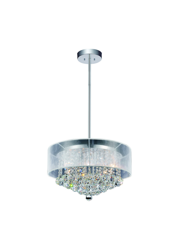 CWI Lighting - 5062P20C (Clear + W) - Nine Light Chandelier - Radiant - Chrome