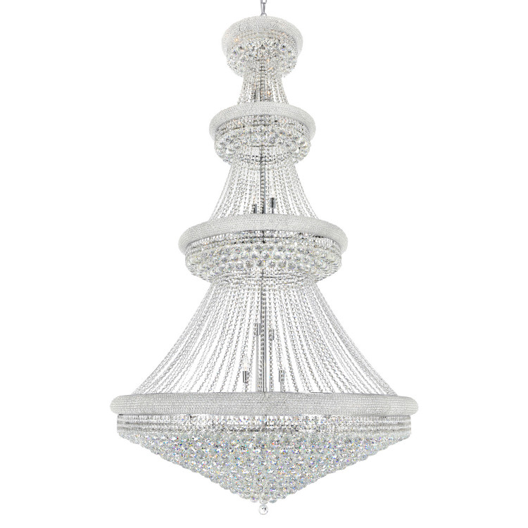 CWI Lighting - 8001P50C - 42 Light Chandelier - Empire - Chrome
