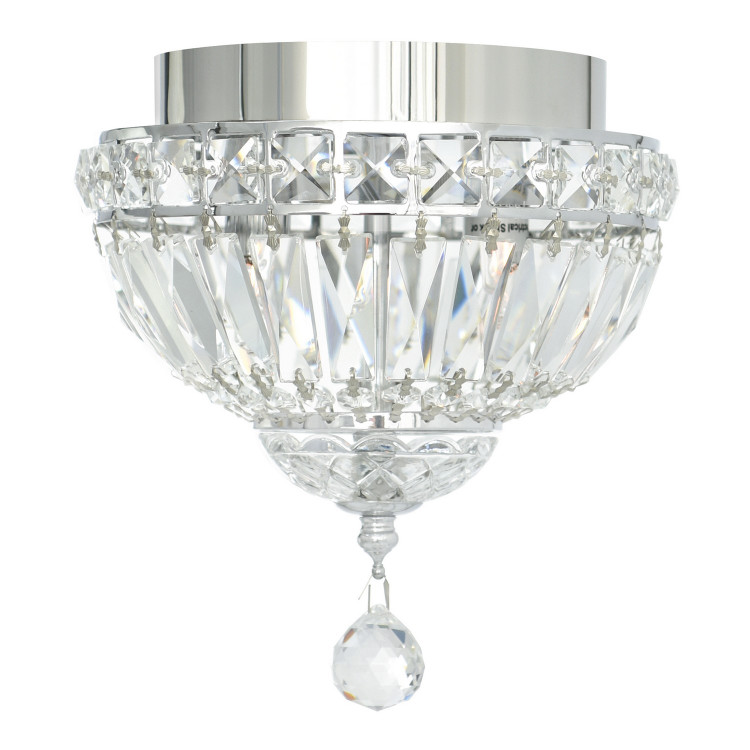 CWI Lighting - 8003C8C - Two Light Flush Mount - Stefania - Chrome