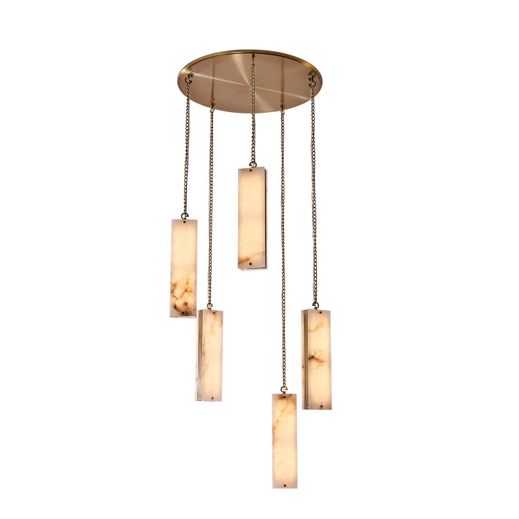 Kalco - 520752WB - LED Pendant - Vertical - Winter Brass