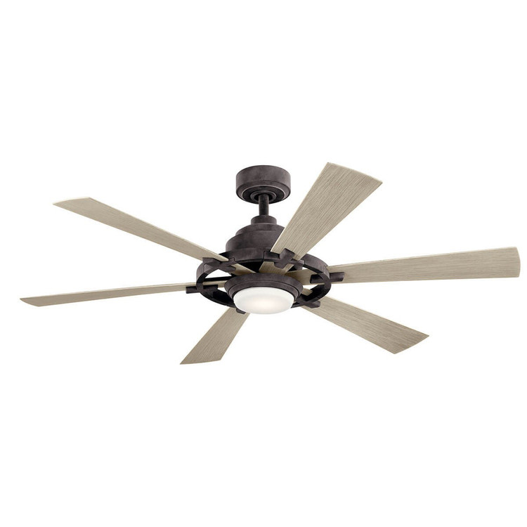 Kichler - 300241WZC - 52Ceiling Fan - Gentry Lite - Weathered Zinc