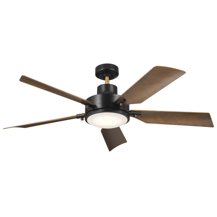 Kichler - 330057SBK - 56Ceiling Fan - Guardian - Satin Black