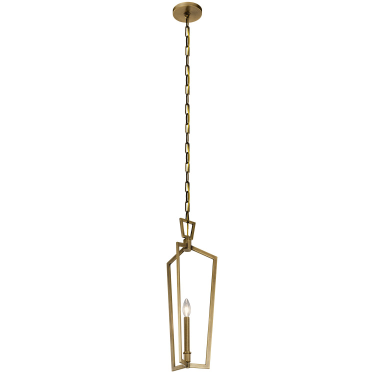 Kichler - 43497NBR - One Light Pendant - Abbotswell - Natural Brass Kichler - 43497NBR - One Light Pendant - Abbotswell - Natural Brass
