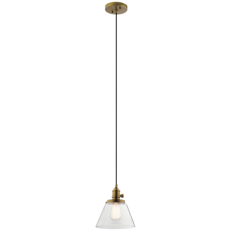 Kichler - 43851NBR - One Light Mini Pendant - Avery - Natural Brass