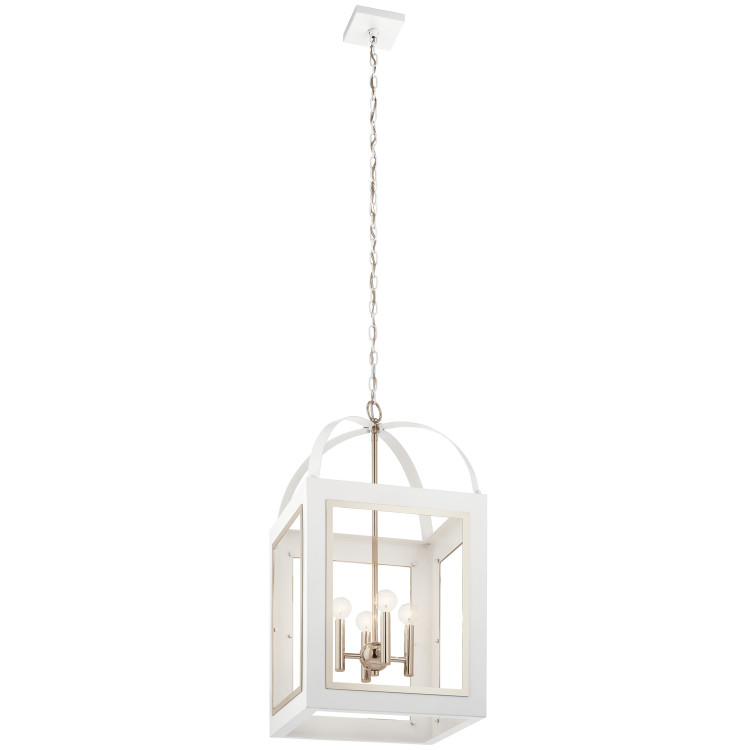 Kichler - 52029WH - Four Light Foyer Pendant - Vath - White