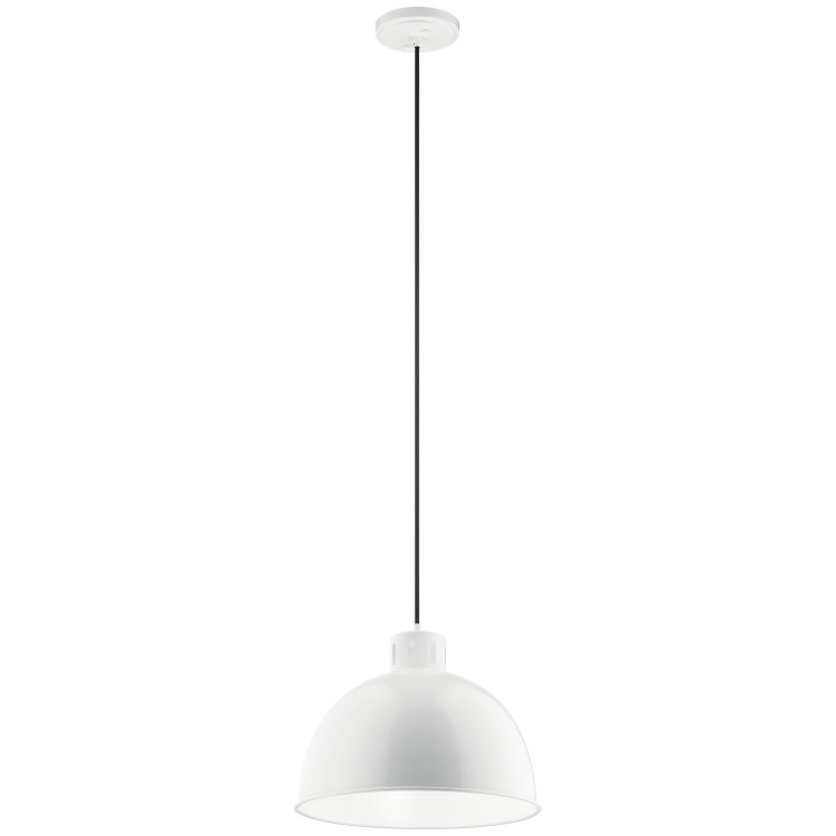 Kichler - 52153WH - One Light Pendant - Zailey - White