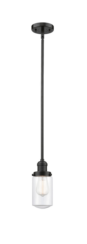 Innovations - 201S-OB-G312 - One Light Mini Pendant - Franklin Restoration - Oil Rubbed Bronze