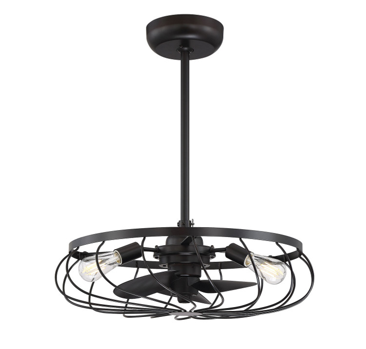 Meridian - M2008ORB - Three Light Fan D'lier - Moutd - Oil Rubbed Bronze Meridian - M2008ORB - Three Light Fan D'lier - Moutd - Oil Rubbed Bronze