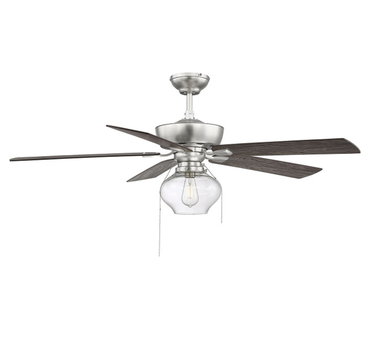 Meridian - M2009BN - 52Ceiling Fan - Mceil - Brushed Nickel Meridian - M2009BN - 52Ceiling Fan - Mceil - Brushed Nickel
