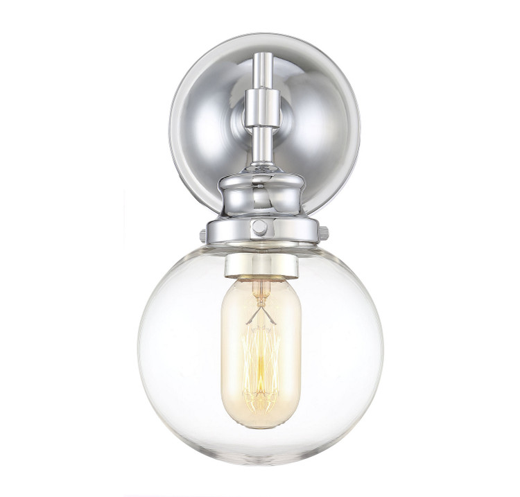 Meridian - M90024CH - One Light Wall Sconce - Mscon - Chrome Meridian - M90024CH - One Light Wall Sconce - Mscon - Chrome