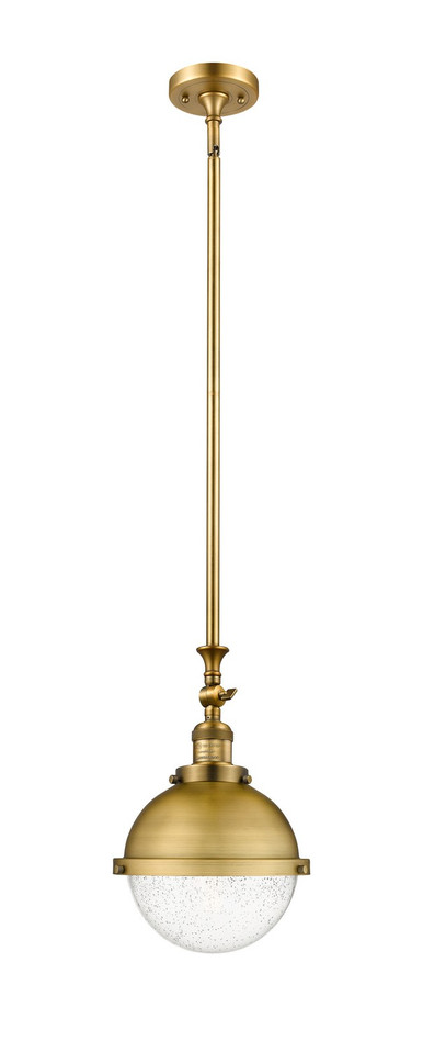 Innovations - 206-BB-HFS-84-BB-LED - LED Mini Pendant - Franklin Restoration - Brushed Brass