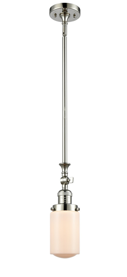 Innovations - 206-PN-G311-LED - LED Mini Pendant - Franklin Restoration - Polished Nickel
