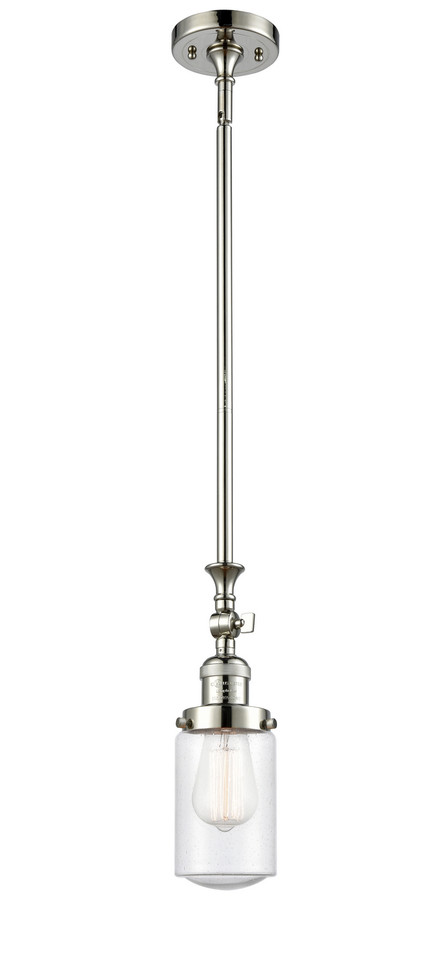 Innovations - 206-PN-G314 - One Light Mini Pendant - Franklin Restoration - Polished Nickel