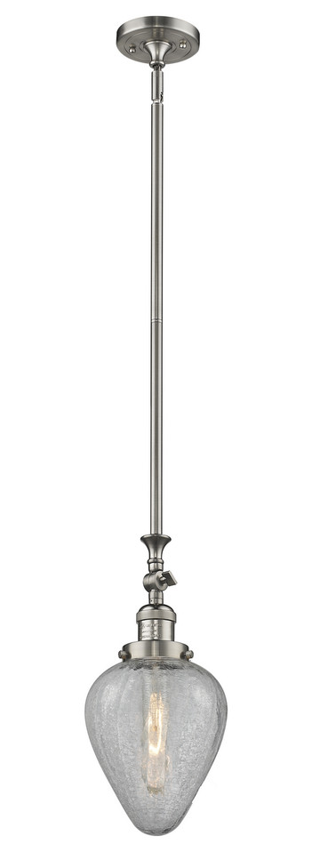Innovations - 206-SN-G165-LED - LED Mini Pendant - Franklin Restoration - Brushed Satin Nickel