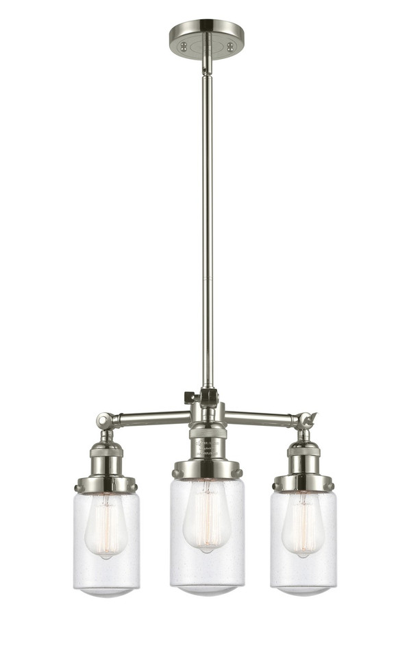 Innovations - 207-PN-G314-LED - LED Chandelier - Franklin Restoration - Polished Nickel