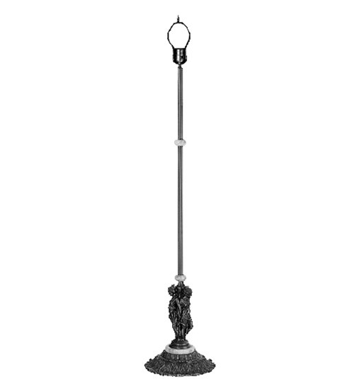 Meyda Tiffany - 10078 - One Light Floor Base - Three Graces - Mahogany Bronze
