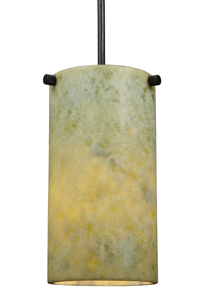 Meyda Tiffany - 121579 - One Light Mini Pendant - Cilindro - Mahogany Bronze