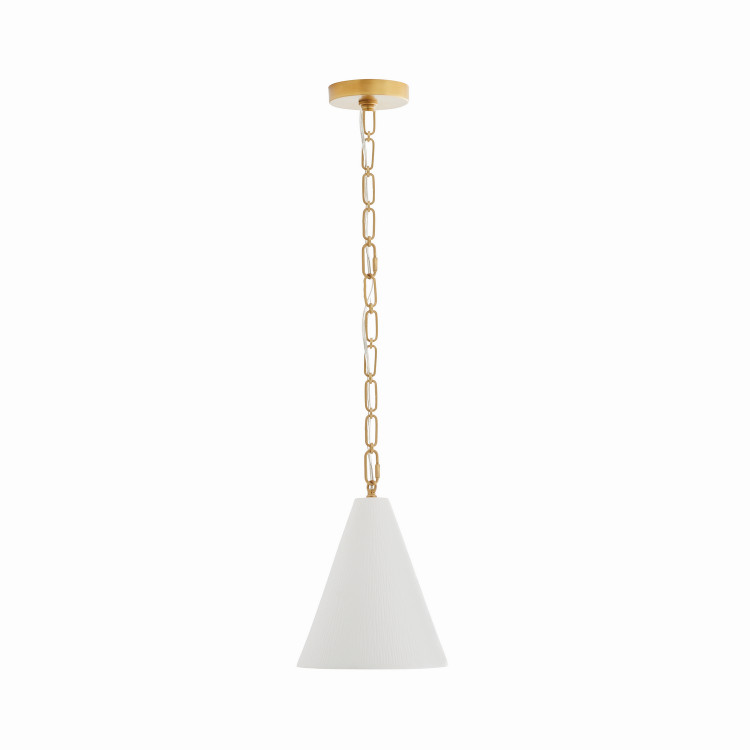 Arteriors - 49794 - One Light Pendant - Oakland - Matte Bone Arteriors - 49794 - One Light Pendant - Oakland - Matte Bone
