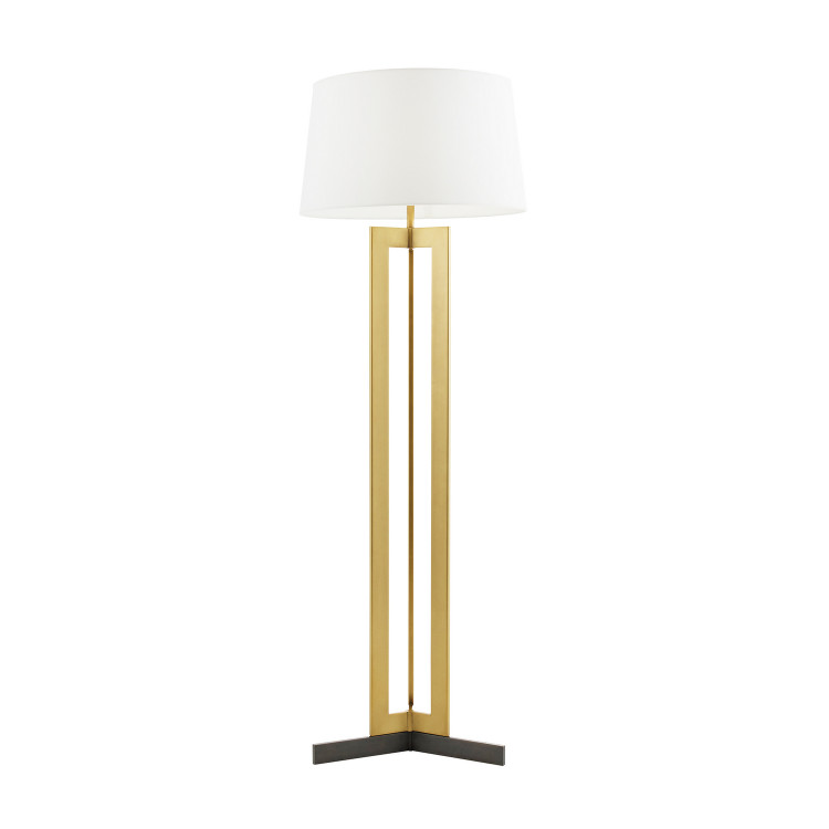 Arteriors - 79830-518 - One Light Floor Lamp - Newman - Antique Brass Arteriors - 79830-518 - One Light Floor Lamp - Newman - Antique Brass