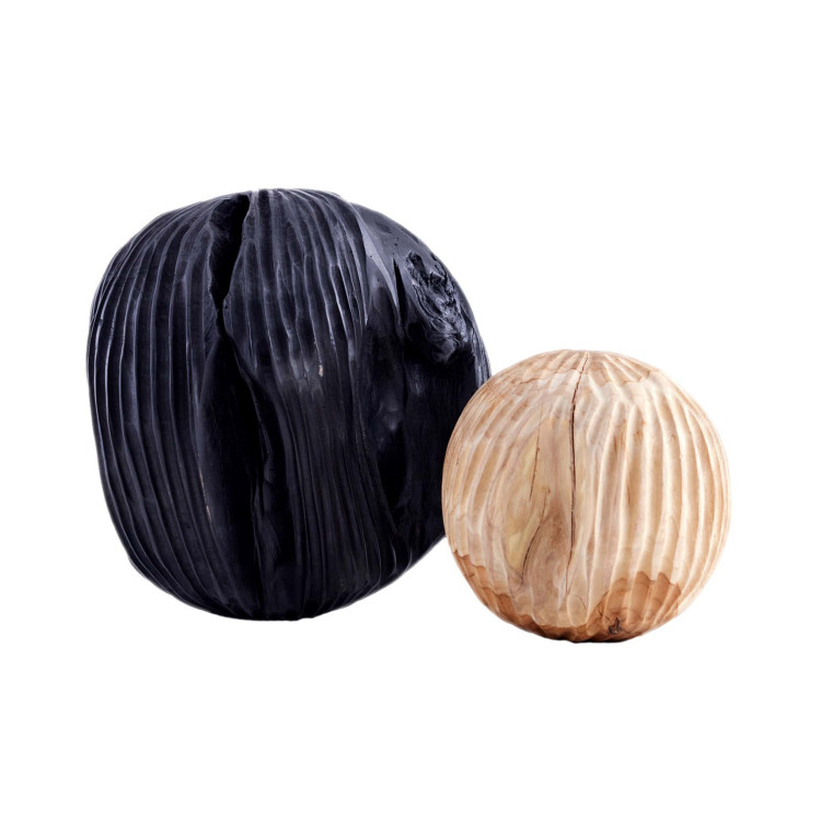 Arteriors - ASS01 - Sculpture Set of 2 - Uberto - Ebony Arteriors - ASS01 - Sculpture Set of 2 - Uberto - Ebony