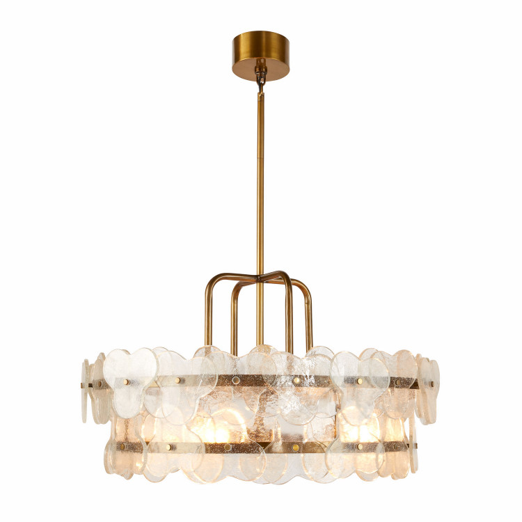 Arteriors - DMI15 - Four Light Chandelier - Cascade - Clear/Antique Brass Arteriors - DMI15 - Four Light Chandelier - Cascade - Clear/Antique Brass