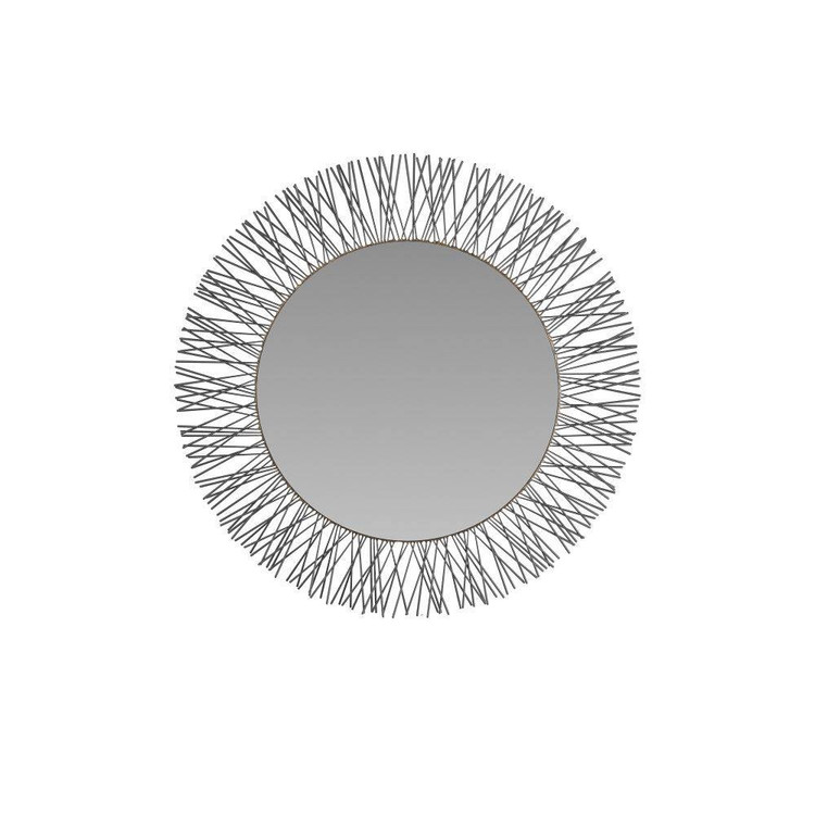Arteriors - WMI29 - Mirror - Ziggy - Burnished Iron Iron