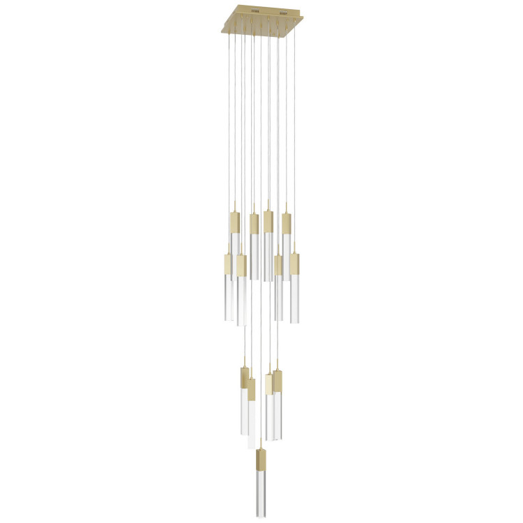 Avenue Lighting - HF1905-13-GL-BB-C - LED Pendant - The Original Glacier - Brushed Brass