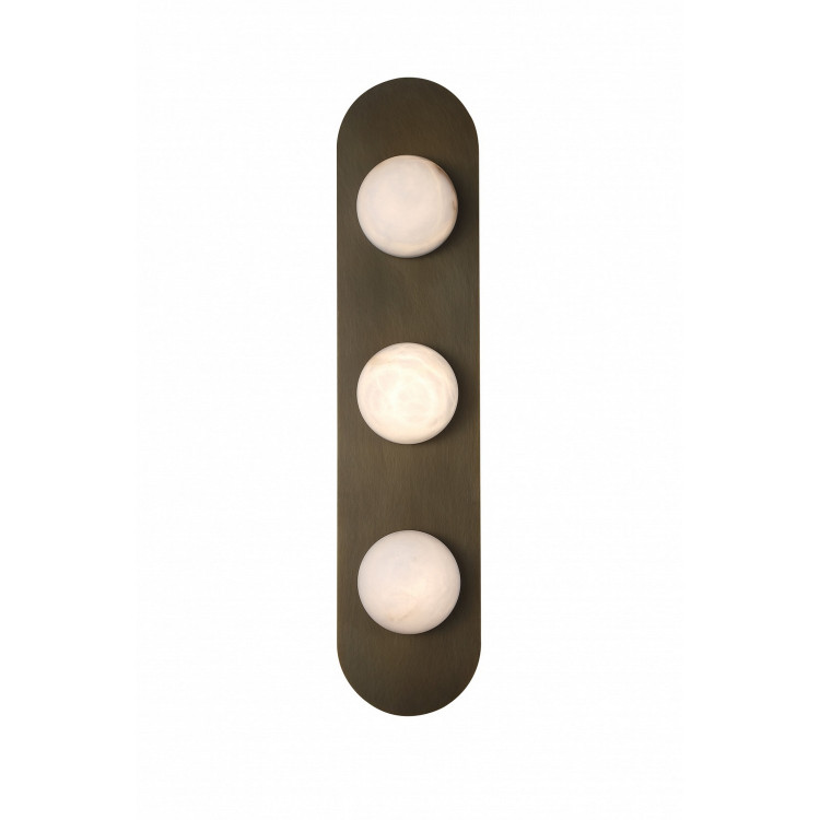 Avenue Lighting - HF2953-AB - LED Wall Sconce - Sedona - Alabaster / Aged Brass