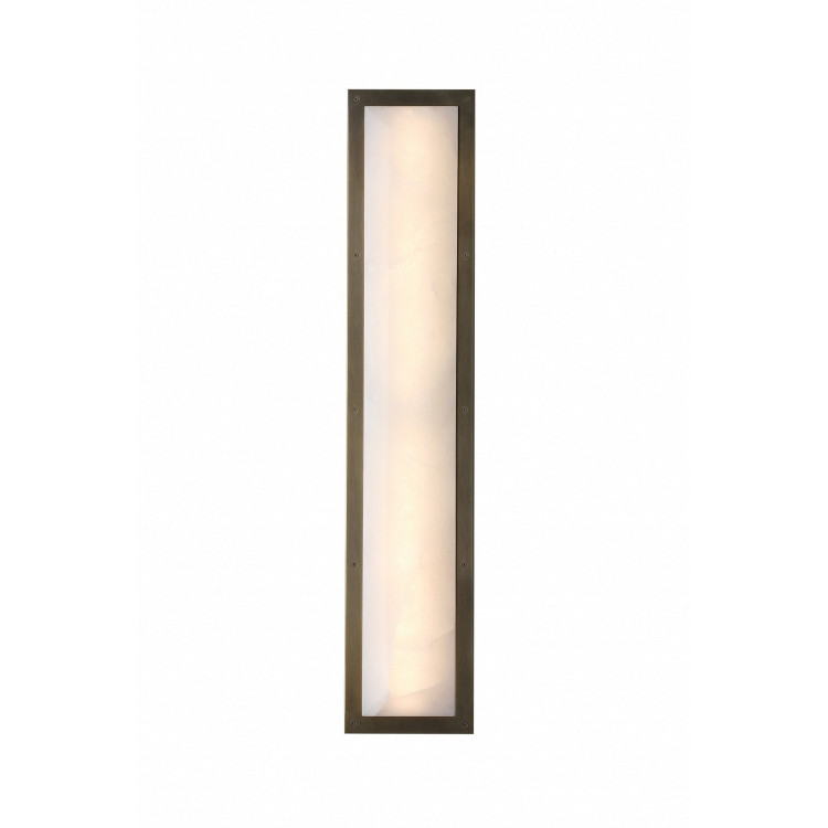 Avenue Lighting - HF2962-AB - LED Wall Sconce - Sedona - Alabaster / Aged Brass