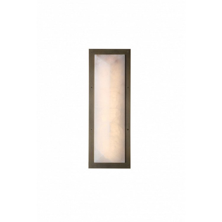 Avenue Lighting - HF2970-AB - LED Wall Sconce - Sedona - Alabaster / Aged Brass