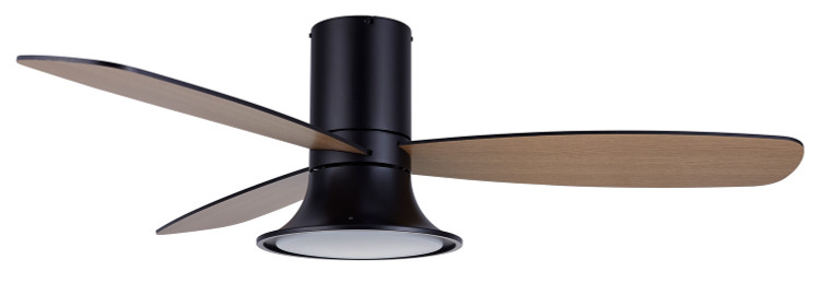 Beacon Lighting - 21066201 - 52``Ceiling Fan - Flusso - Black