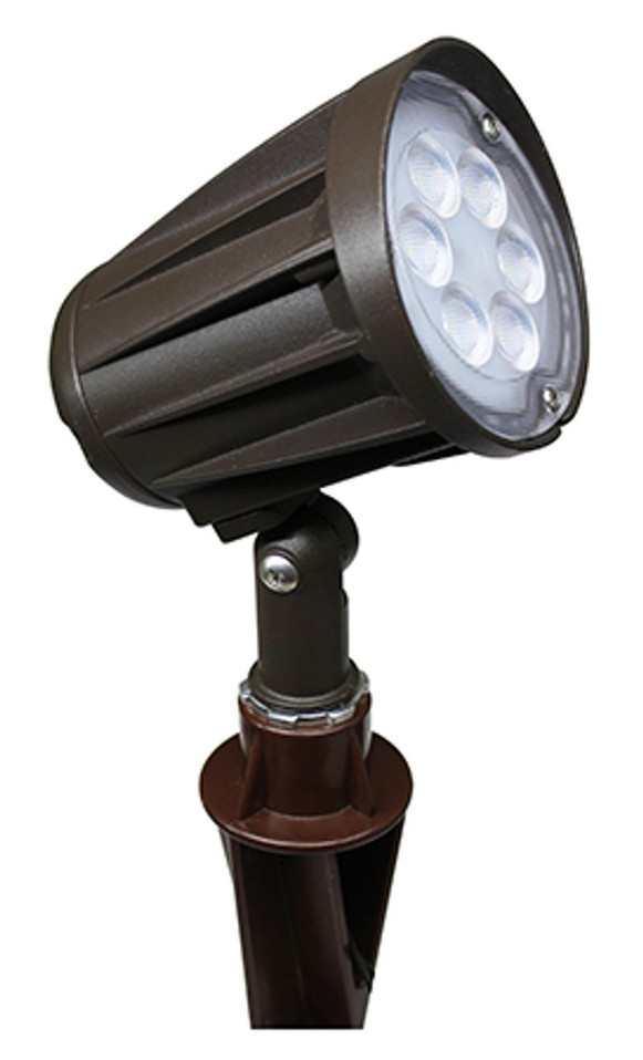 Westgate - FLV12-6W-50K - LED Bullet Landscape Flood Light - Bronze Westgate - FLV12-6W-50K - LED Bullet Landscape Flood Light - Bronze