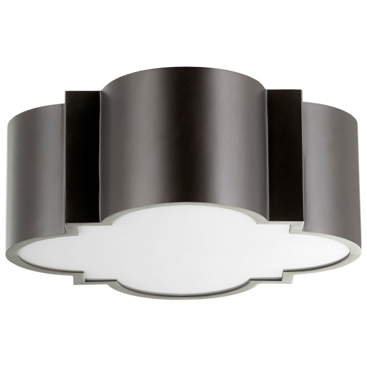 Cyan - 10065 - Two Light Ceiling Mount - Noir