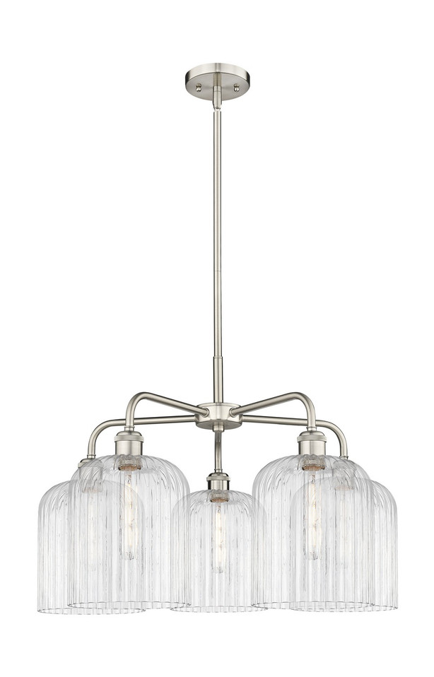 Innovations - 516-5CR-SN-G559-8CL - Five Light Chandelier - Ballston - Satin Nickel
