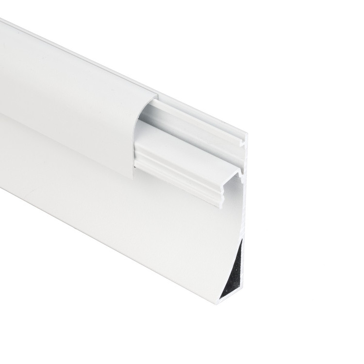 American Lighting - PE-BASE-2M-WH - Extrusion 2M - Baseboard Extrusion
