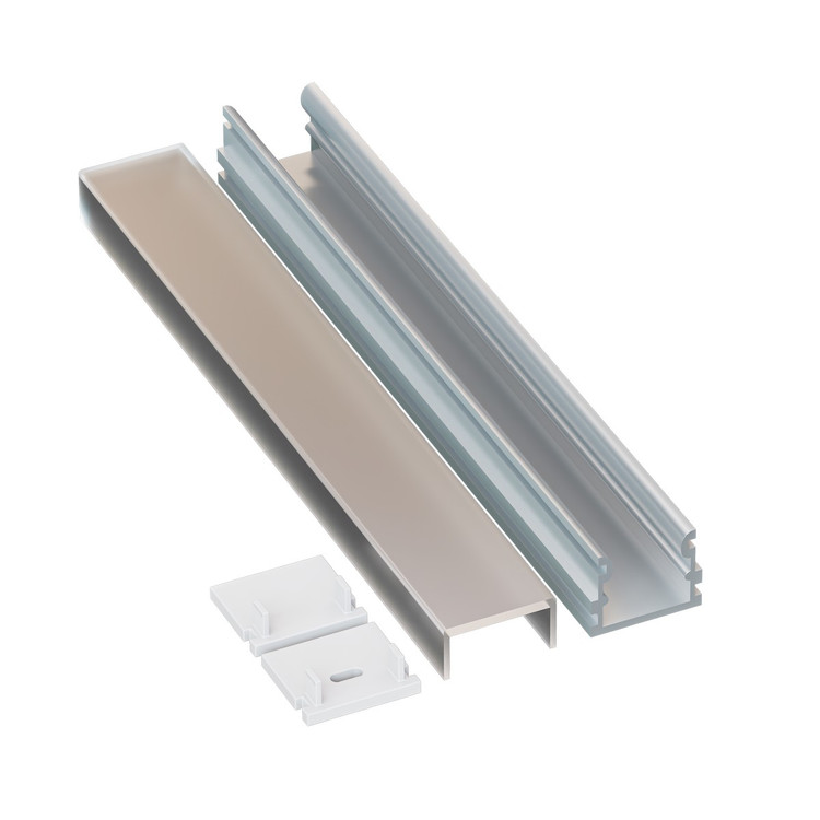 American Lighting - PE-TRACE-2M-BNDL1 - Bundle Of 2 - Premium Extrusions - Anodized Aluminum